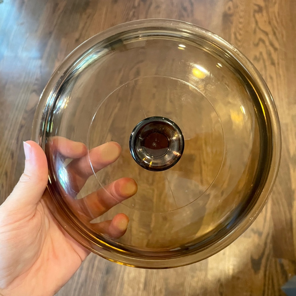 Pyrex Visions V-1-C Amber Replacement Lid